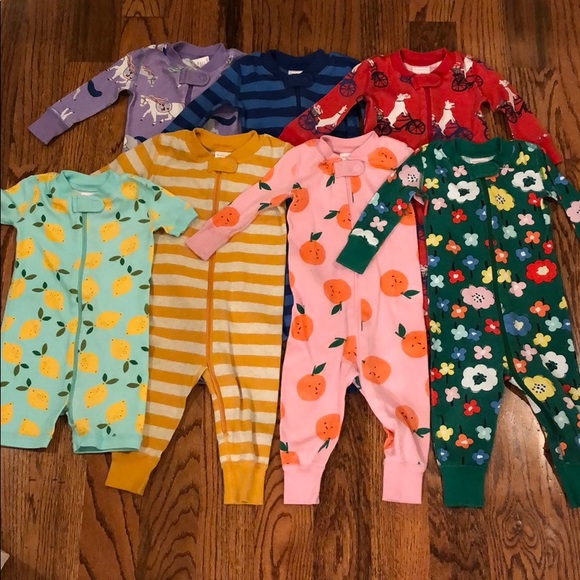 Hanna Andersson Other - Bundle of 7 Hanna Andersson Sleeper PJs, 6-12 M